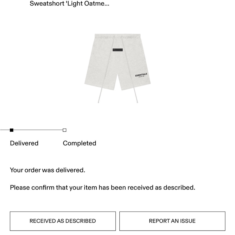 Oatmeal essential shorts
